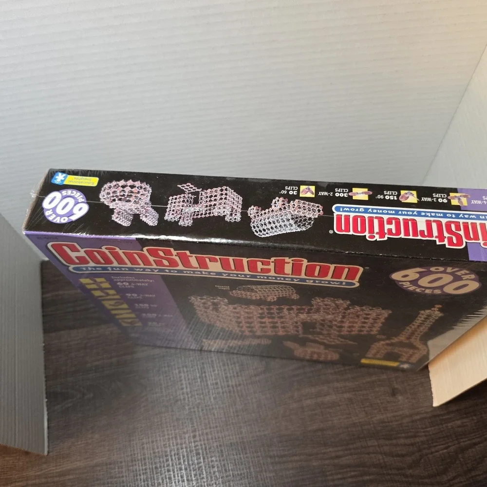 CoinStruction 600+ Piece Set, The Fun Way to Make Your Money Grow, New Sealed